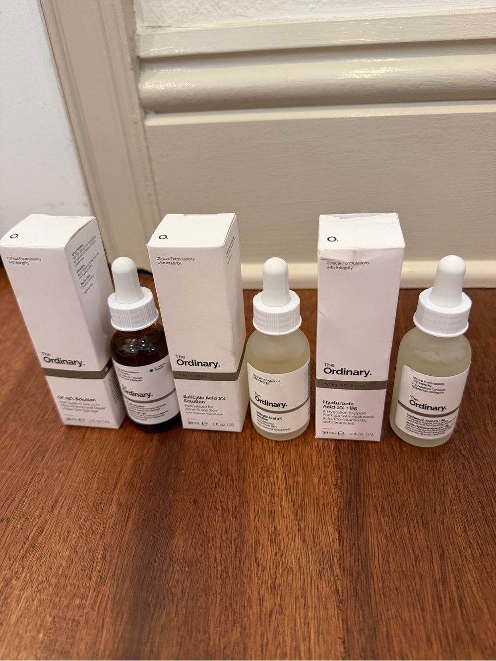 The Ordinary Serums & Face Oils - White and Brown Bottles
